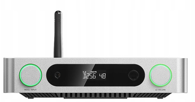 DAC desktop me amplifikator kufjesh FiiO K13, R2R 24 bit, Bluetooth 5.4, argjent
