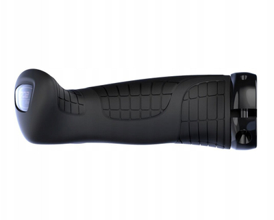 Doreza biçiklete SQlab 702 Small, ergonomike, 137mm, të zeza