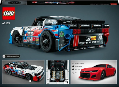 Set LEGO® Technic 42153 NASCAR® Next Gen Chevrolet Camaro ZL1, 672 pjesë