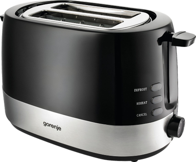 Toaster Gorenje T850BK, 2 vrima, funksion shkrirje, i zi