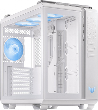 Kasë Asus TUF Gaming GT502 PLUS TG ARGB, e bardhë, Midi Tower
