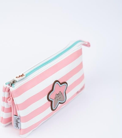 Kuti lapsash Pusheen Rose Collection, me tre xhepa, prej poliesteri, rozë pastel