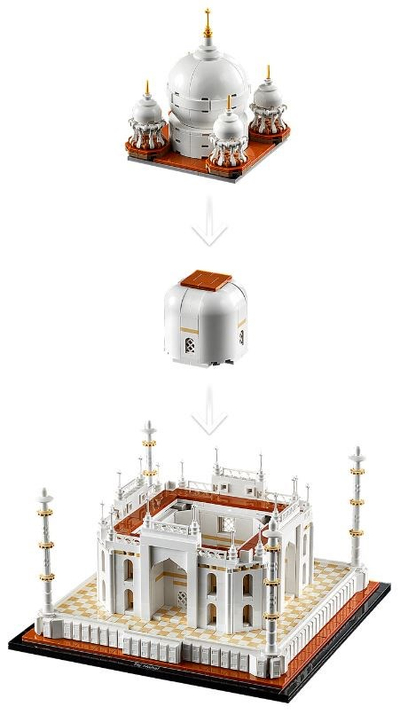 Set LEGO Architecture Taj Mahal, model ekspozimi, për të rritur