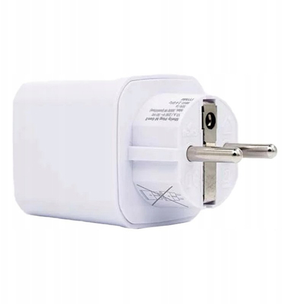 Prizë inteligente Shelly Plug M Gen3 Matter, 13A, Wi Fi Bluetooth, e bardhë