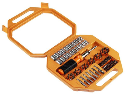 Set kaçavidash me çelësa dhe bit Okko YF-40103, shumë lloje bitash, trup i fortë