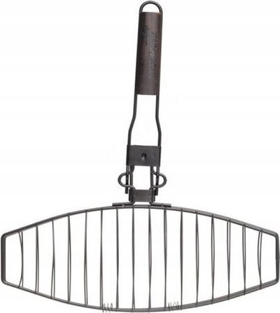 Grill peshku Mustang, jo-ngjitës, me dorezë që hiqet, 41 x 24 cm