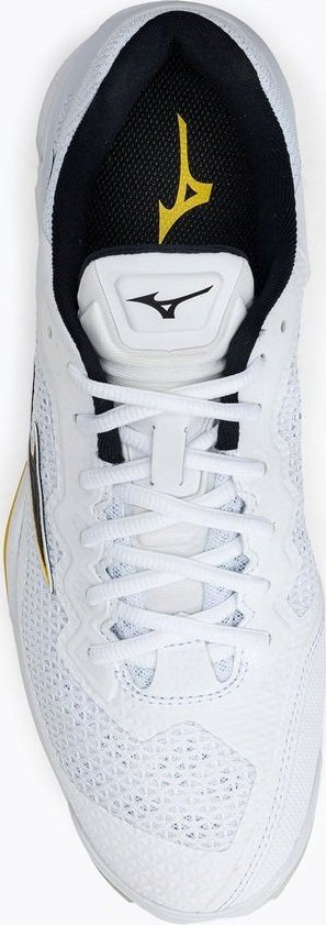 Atlete hendbolli Mizuno Wave Stealth V, mesh, shollë non marking, të bardha