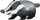 Puzzle 3D Eugy Badger, 35 copë, karton ekologjik, shumëngjyrësh