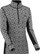 Bluzë termike Kari Traa Rose Half Zip, merino, me gjysmë zinxhir, për goca, gri me të zezë
