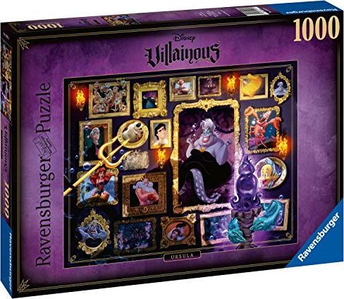 Puzzle Ravensburger Disney Villainous Ursula, 1000 copë, shumëngjyrësh