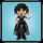 Lodra ndërtimi LEGO Wednesday Addams Figure 76780, figurë pozicionuese, me aksesorë, shumëngjyrëshe