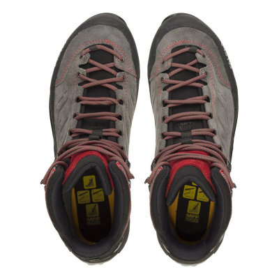 Çizme malore Salewa MTN Trainer Mid GTX, Gore Tex, Vibram, gri e errët