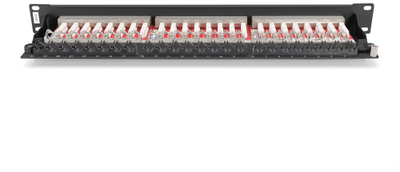 Patchpanel Digitus 19", Cat 6a, 24 porta, i zi