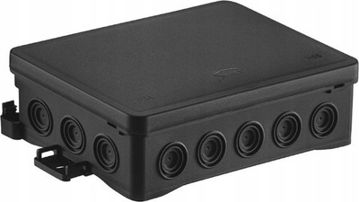 Kuti montuese Simet Box NT NS9 Fastbox, 135x90x40 mm, IP54, e zezë