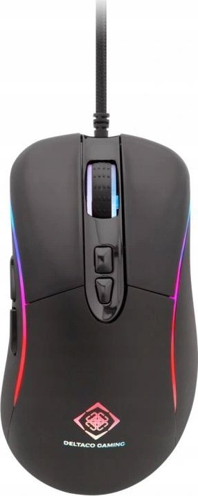 Set gaming Deltaco Gaming 4 në 1, RGB, me tastierë, maus, mousepad edhe kufje, i zi