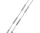 Byzylyk Brilio Silver Slim 18 cm balls 461 086 00095 04 - 1.90 g