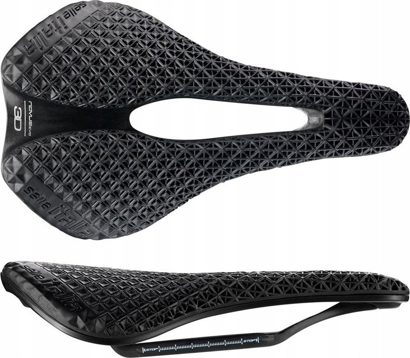 Selino biçiklete Selle Italia Novus Boost Evo 3D Kit Carbonio Superflow, shina karboni, prerje Superflow, e zezë