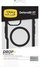 Futrollë OtterBox Defender XT Clear për iPhone 16, MagSafe, transparente me kornizë të zezë