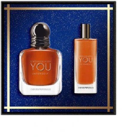Set dhuratë parfum Giorgio Armani Emporio Armani Stronger With You Intensely, 100ml EDP, 15ml EDP