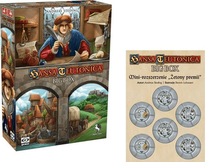 Lojë tavoline Pegasus Spiele Hansa Teutonica Big Box, strategjike, për të rritur, me shumë ngjyra