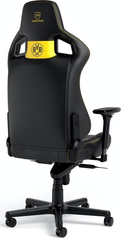 Karrige lojrash noblechairs EPIC Borussia Dortmund Edition, ergonomike, mbështetëse krahu 4D, e zezë me të verdhë