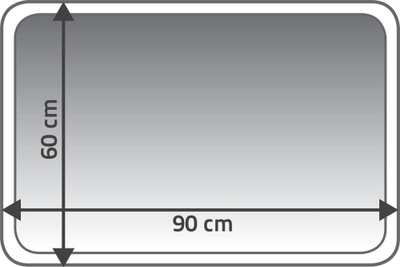 Tapet për banjo RIDDER Coins, 60x90cm, kundër rrëshqitjes, i kuq