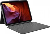 Mbulesë me tastierë Logitech Rugged Folio për iPad 10, QWERTY spanjisht, Smart Connector, grafit