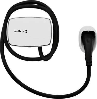 Stacion karikimi Wallbox Commander 2s, 22kW, kabllo 5m, i bardhë