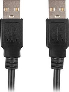 Kabllo Lanberg (CA-USBA-20CU-0010-BK), USB-A në USB-A, 1 m, e zezë