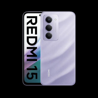 Телефон Xiaomi Redmi 15 4G, 256GB, 6.9", Sandy Violet