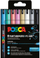 Set markera POSCA PC 1MR, 8 copë, majë 0.7 mm, shumëngjyrësh