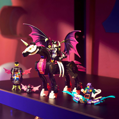 Set LEGO DREAMZzz Flying Horse Pegasus 71457, model për ndërtim, për kalamaj 8+ vjeç, me shumë ngjyra