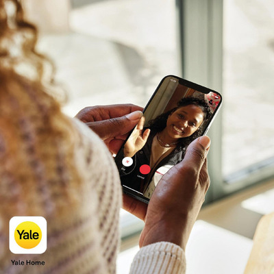 Zile dere inteligjente Yale SV VDB 1A W, me kamerë HD, Wi Fi, e zezë e bardhë