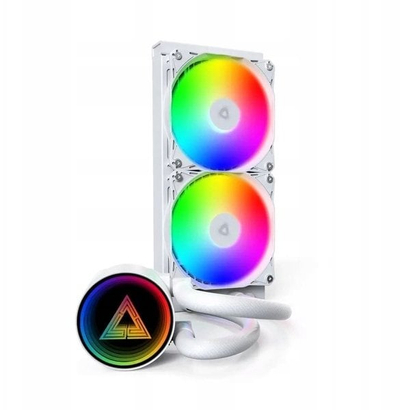 Ftohës AIO për CPU Montech LightFlow Digital 240, radiator 240mm, shkon si me Intel, si me AMD, i bardhë
