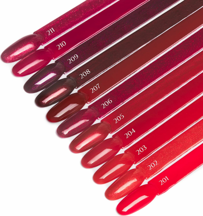 Llak hibrid për thonj OCHO NAILS 203, 5 g, e kuqe klasike