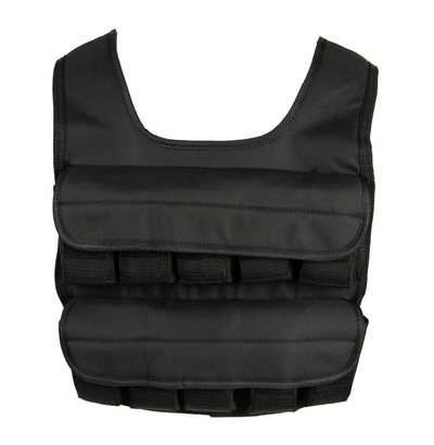 Jeletë peshe Virtufit Adjustable Weight Vest Pro, 20 kg, e zezë