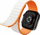 Rrip për Apple Watch Hoco AS102, silikon, me magnet, portokalli me të bardhë