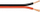 Kabull altoparlanti red black CU, 2 x 0.5 mm², 50 m, i kuq e zi