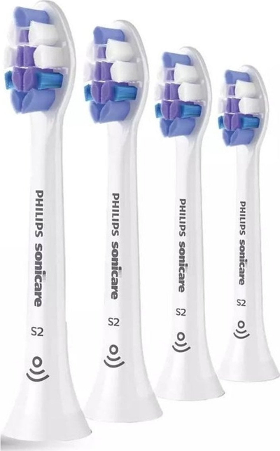 Kokë furçe dhëmbësh Philips Sonicare S2 Sensitive HX6054/10, set 4 copë, e bardhë