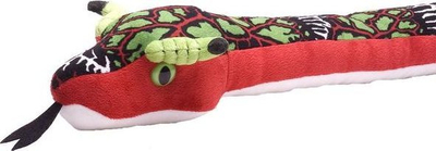 Lodër pelushi gjarpën Colorful Snake 16760, 137cm, shumëngjyrësh