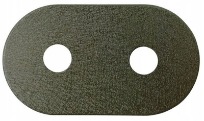 Maskë dekorative radiatorësh Double Masking Rosette, Fi16, 50 mm, grafit