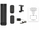 Lampë tavoline LED N240, 40W, pa hije, rozë
