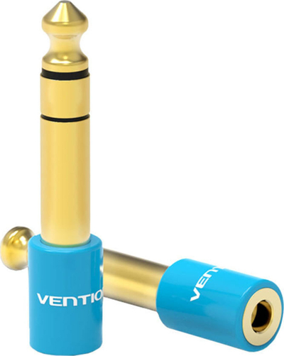 Adapter audio Vention, spinë 6.3mm mashkull në 3.5mm femër, blu