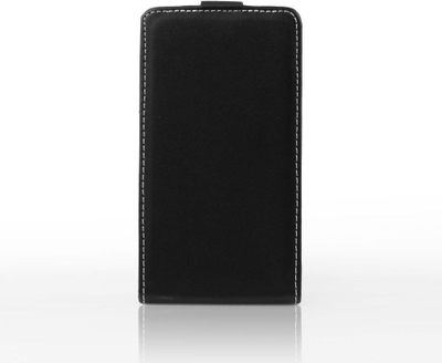 Вертикално футроло за телефон Xiaomi Redmi 6A, синтетичка кожа, магнетно затворање, црно