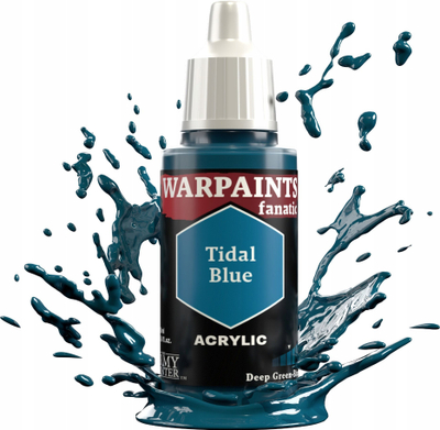 Ngjyrë akrilike The Army Painter Warpaints Fanatic Tidal Blue, 18ml, blu