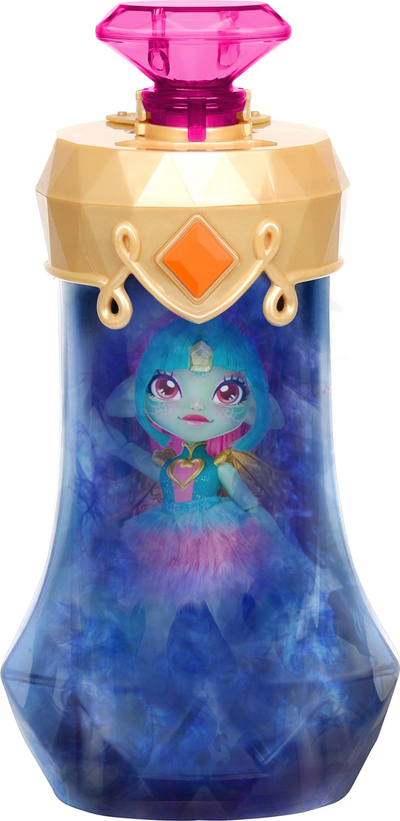 Kukull Magic Mixies Pixlings Amber Dragon, 16.5cm, shishe magjike potion, shumëngjyrëshe