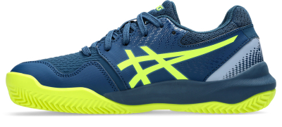 Atlete tenisi Asics Gel Resolution 9 GS Clay Junior, për fëmijë, blu e errët