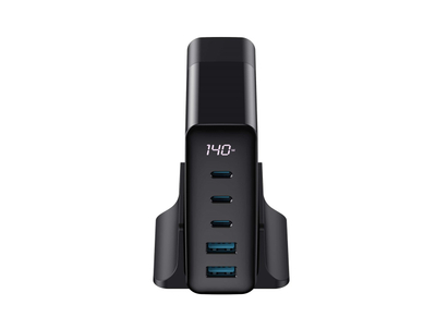 Karikues stacionar Havit UCLE004, 140W, 3x USB C, 2x USB A, i zi