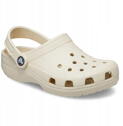 Sandale fëmijësh Crocs Classic, materiali Croslite, J2, ngjyrë krem