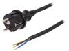 Kabllo furnizimi Plastrol W-98384, 3x1.5mm², 3m, i zi
